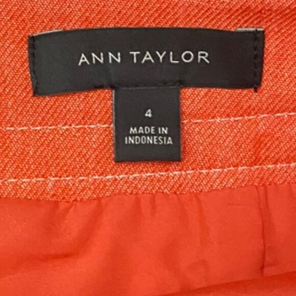 Ann Taylor Chambray Nautical Wrap A Line Skirt, Women's Size 4 - Picture 5 of 11